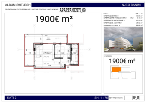 Nowe mieszkanie w Sarandzie AP04P5 74m2 Nr.Ref:RP056