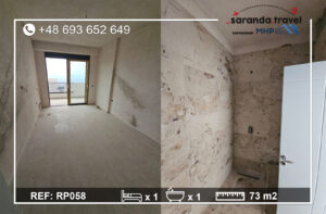 Nowy apartament 1+1 z widokiem na morze 73m2 Nr.Ref:RP058