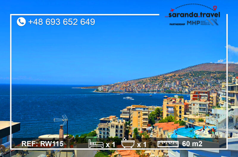 Ekskluzywny apartament z widokiem na morze i zatokę, 1+1 60m2  Nr.Ref:RW115