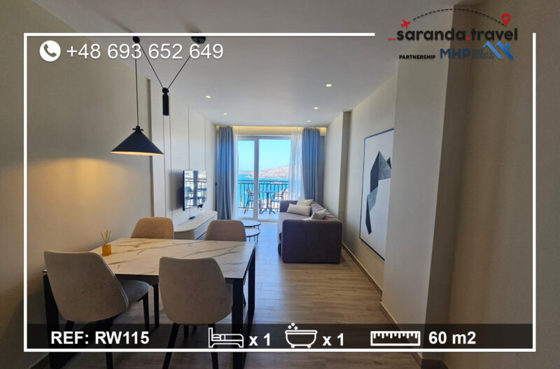 Ekskluzywny apartament z widokiem na morze i zatokę, 1+1 60m2  Nr.Ref:RW115