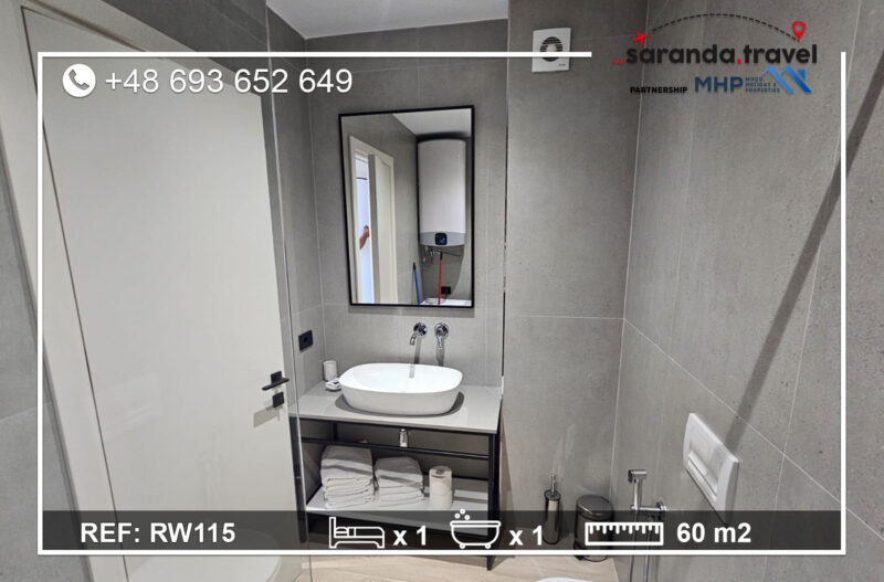 Ekskluzywny apartament z widokiem na morze i zatokę, 1+1 60m2  Nr.Ref:RW115