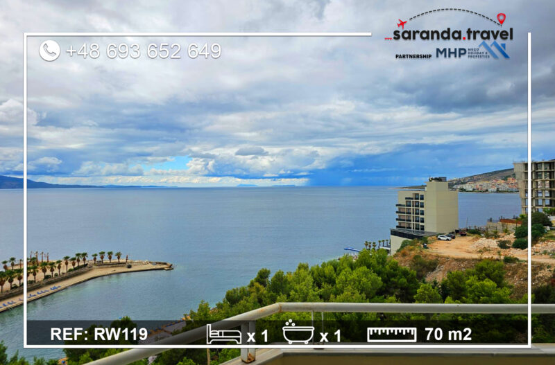 Apartament z balkonem i widokiem w spokojnej lokalizacji, 1+1 m2  Nr.Ref:RW119