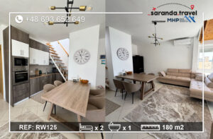 Piętrowy apartament z tarasem widokowym, 180m2 Nr.Ref:RW125