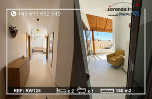 Piętrowy apartament z tarasem widokowym, 180m2 Nr.Ref:RW125