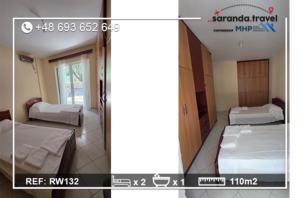 🌴 Apartament na sprzedaż Saranda 110 m² | 3 balkony | widok na morze | gotowy do zamieszkania Nr.Ref:RW131