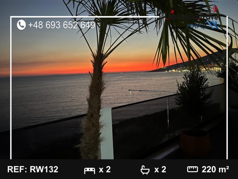Penthouse na sprzedaż Saranda 220 m² | ogromny taras | widok na morze | luksusowe wykończenie Nr.Ref:RW133