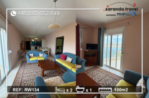 Apartament na sprzedaż Saranda 100 m² | duży taras | 2 sypialnie | widok na morze