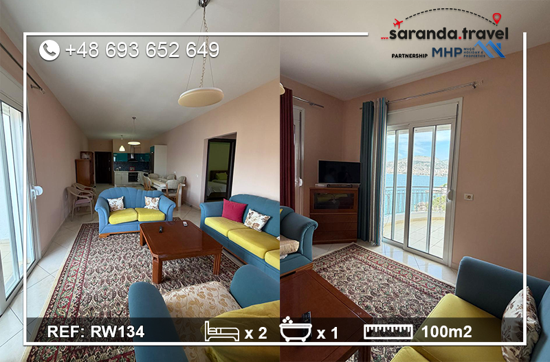 Apartament na sprzedaż Saranda 100 m² | duży taras | 2 sypialnie | widok na morze