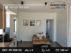 Penthouse na sprzedaż Saranda 109 m² + balkony | 2 sypialnie | panoramiczny widok | po generalnym remoncie Nr.Ref:RW135