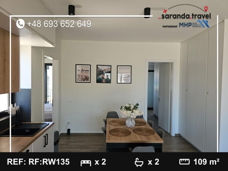 Penthouse na sprzedaż Saranda 109 m² + balkony | 2 sypialnie | panoramiczny widok | po generalnym remoncie Nr.Ref:RW135
