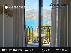 Penthouse na sprzedaż Saranda 109 m² + balkony | 2 sypialnie | panoramiczny widok | po generalnym remoncie Nr.Ref:RW135