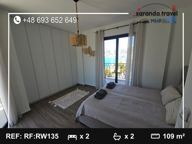 Penthouse na sprzedaż Saranda 109 m² + balkony | 2 sypialnie | panoramiczny widok | po generalnym remoncie Nr.Ref:RW135