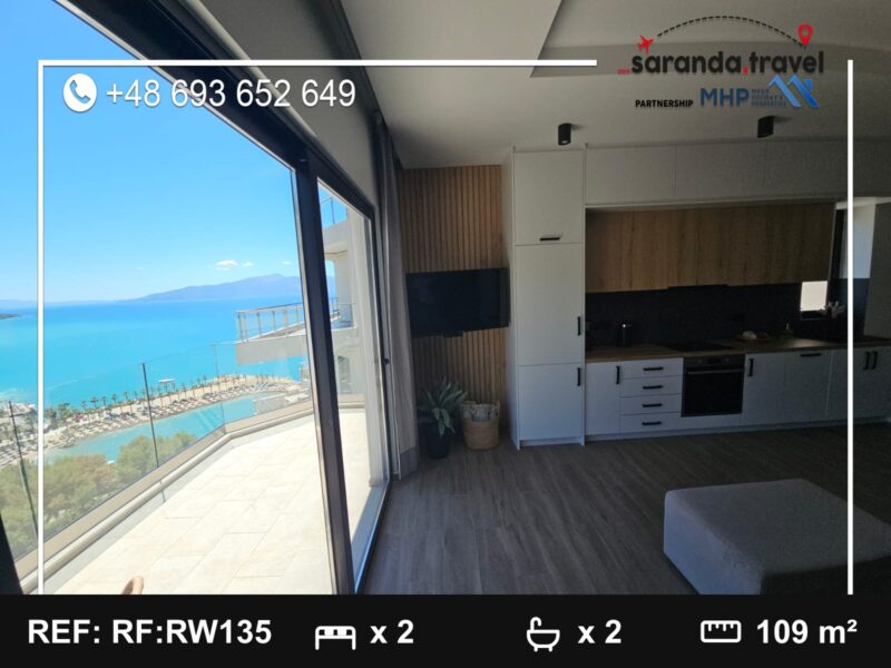 Penthouse na sprzedaż Saranda 109 m² + balkony | 2 sypialnie | panoramiczny widok | po generalnym remoncie Nr.Ref:RW135