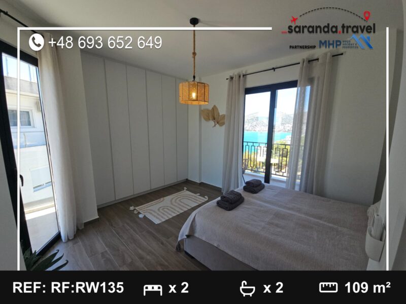 Penthouse na sprzedaż Saranda 109 m² + balkony | 2 sypialnie | panoramiczny widok | po generalnym remoncie Nr.Ref:RW135
