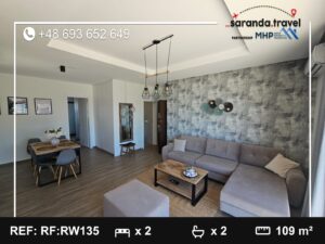 Penthouse na sprzedaż Saranda 109 m² + balkony | 2 sypialnie | panoramiczny widok | po generalnym remoncie Nr.Ref:RW135