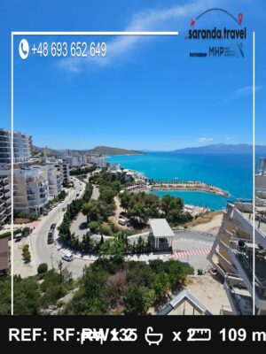 Penthouse na sprzedaż Saranda 109 m² + balkony | 2 sypialnie | panoramiczny widok | po generalnym remoncie Nr.Ref:RW135