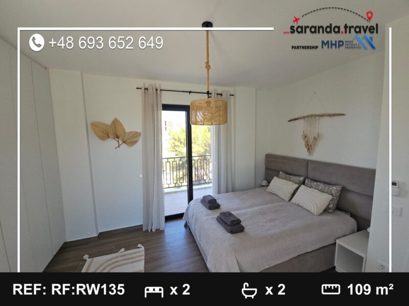 Penthouse na sprzedaż Saranda 109 m² + balkony | 2 sypialnie | panoramiczny widok | po generalnym remoncie Nr.Ref:RW135