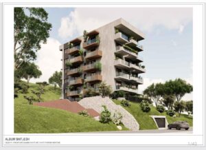 Studio na sprzedaż Saranda 56 m² + balkony | 1 sypialnia | częściowy widok na morze | 80 m od morza | w budowie | rynek pierwotny