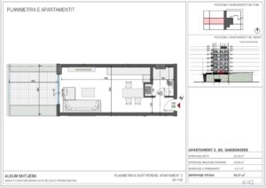 Studio na sprzedaż Saranda 56 m² + balkony | 1 sypialnia | częściowy widok na morze | 80 m od morza | w budowie | rynek pierwotny