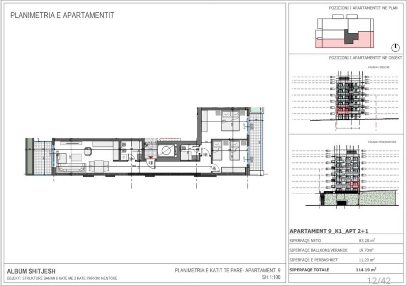 Apartament for sale 2+1, 114m2