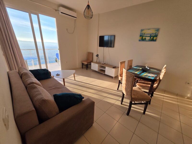 Apartament na sprzedaż Saranda 61 m² + balkony | 1 sypialnia | widok na morze | 50 m od morza | wykończony pod klucz | rynek pierwotny
