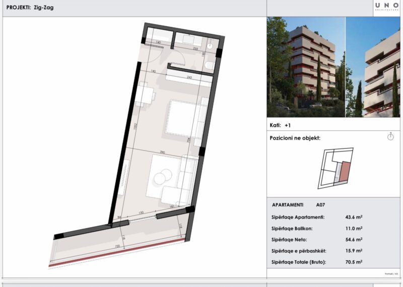 Apartament na sprzedaż Saranda + balkony | w budowie