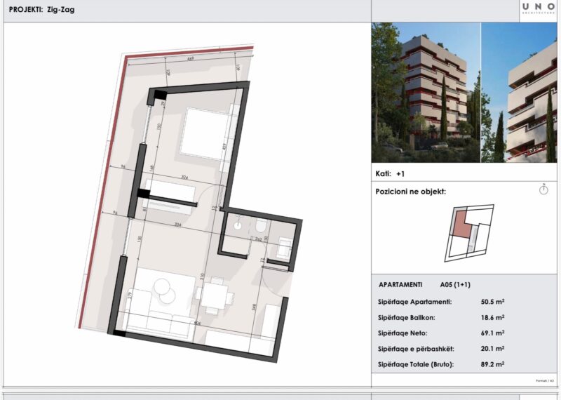 Apartament na sprzedaż Saranda + balkony | w budowie