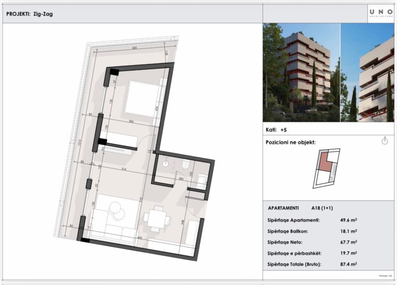 Apartament na sprzedaż Saranda + balkony | w budowie